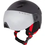 McKinley Kinder Visor HS-018 Skihelm Black/Red XS