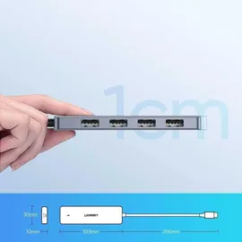 UGREEN USB-C 3.0 zu 4 Ports Hub