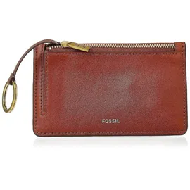 Fossil Logan Flap Clutch Geldbörse braun