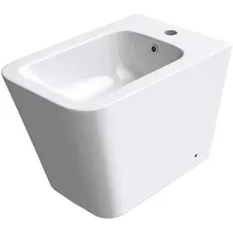 mai & mai Bidet Wand Bidet Keramik Bidet Hänge-Bidet WC-Bidet Formschön Weiß 36 cm x 41 cm x 55 cm