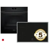 Siemens PQ225IA00Z, Einbau-Backofen-Set, EH845BFB5E + HB271ABB3, Einbau-Backofen, Induktionskochfeld