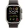 Apple Watch Ultra 2 GPS + Cellular 49 mm Titangehäuse natur, Trail Loop blau/schwarz M/L