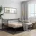 vidaXL Ausziehsofa 90 x 200 cm Schwarz