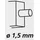 Helios Preisser Digitaler Messschieber 150 mm