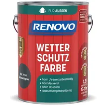 Renovo Wetterschutzfarbe Anthrazitgrau RAL 7016 2,5 l