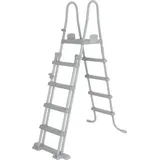 BESTWAY Sicherheits-Poolleiter grau 132 cm