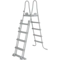 BESTWAY Sicherheits-Poolleiter grau 132 cm