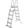BESTWAY Sicherheits-Poolleiter grau 132 cm