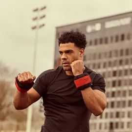 Reebok Flexlock Handgelenkgewichte Gewichtsmanschetten 1 kg rot / schwarz