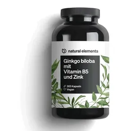 Natural Elements Ginkgo biloba Kapseln 365 St.
