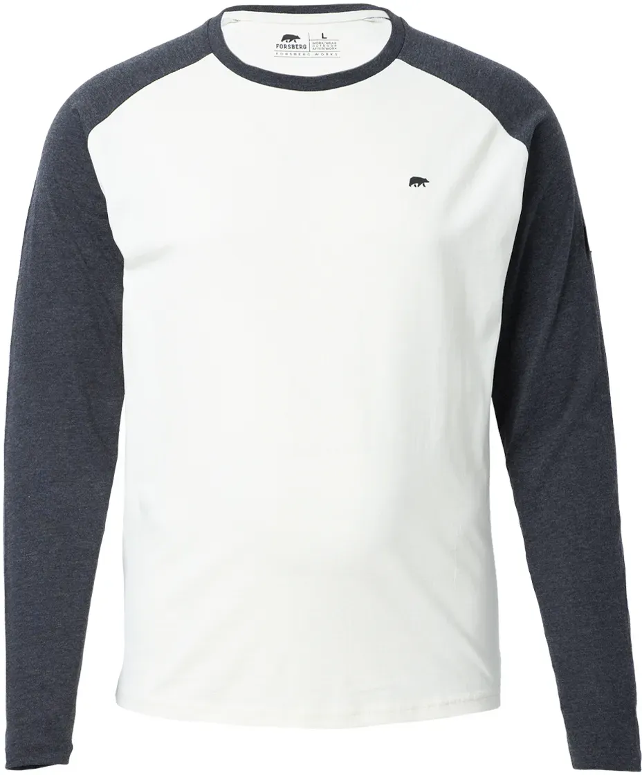 FORSBERG Longsleeve mit kleinem Gummi-Patch