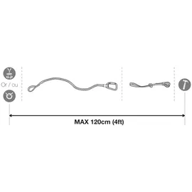 Petzl Befestigungsleine Kletterzubehör Mehrfarbig
