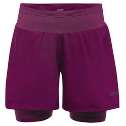 Gore Damen R5 2in1 Shorts lila