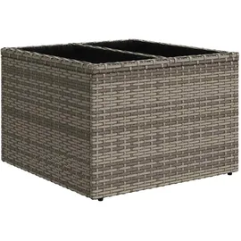 vidaXL Garten-Sofa-Set 11-Tlg Grau Poly Rattan