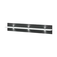 Sconto Wandboard Toulon ¦ grau ¦ Maße (cm): B: 200 H: 32 T: 20