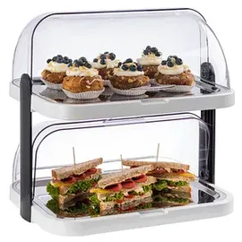 APS Buffetvitrine DOPPELDECKER weiß 32,0 x 44,0 cm, 1 St.