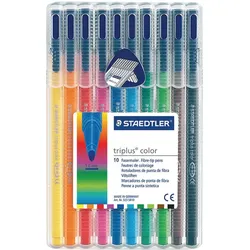 STAEDTLER triplus color - Filzstift - gemischte Farben - wasserbasierte Tinte -