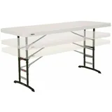 Lifetime Ajustable Klapptisch 183 x 76 x 91 cm Weiß