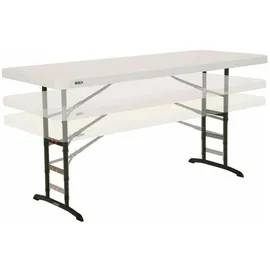 Lifetime Ajustable Klapptisch 183 x 76 x 91 cm Weiß