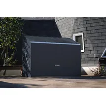 Trimetals Sesame Fahrradbox Metall Dunkelgrau 76x185x139 cm