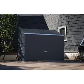 Trimetals Sesame Fahrradbox Metall Dunkelgrau 76x185x139 cm