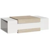 [en.casa] Eljak Weiß Spanplatte 110 x 57 x 31 cm