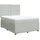 vidaXL Boxspringbett 140 x 200 cm Hellgrau
