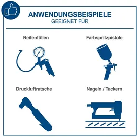 SCHEPPACH Kompressor HC06 6 L Inkl. Zubehörset