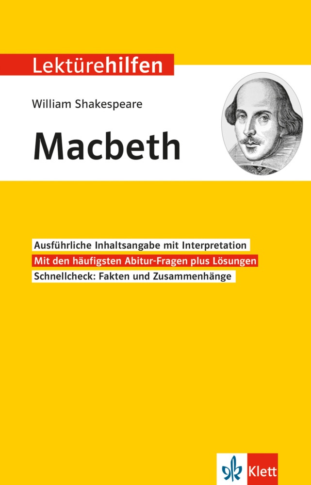 Klett Lektürehilfen / Klett Lektürehilfen William Shakespeare  Macbeth - Horst Mühlmann  Kartoniert (TB)