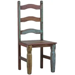 Stuhl Cancun Massivholz Pinie Shabby Chic Mexiko Möbel Mexikanisch