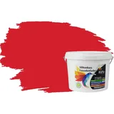 RyFo Colors Silikonharz Fassadenfarbe Lotuseffekt Trend Feuerrot 3l - bunte Fassadenfarbe, weitere Rot Farbtöne und Größen erhältlich, Deckkraft Klasse 1