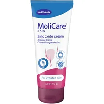 Hartmann MoliCare Skin Zinkoxid Creme: reizlindernd, Schutz für durch Inkontinenz beanspruchte Haut, 200ml