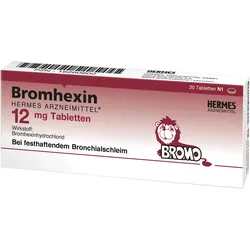 Bromhexin Hermes Arzneimittel 12 mg Tabletten