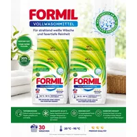 4x 2,025kg (8,1kg) FORMIL Aktiv Vollwaschmittel Pulver für weisse Wäsche