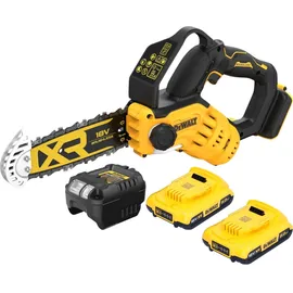 DeWalt Dcmps 520 D2 Akku Astsäge 18 V 20 cm Brushless + 2x Akku 2,0 Ah + Ladegerät
