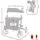 Antar Aluminium Rollator Faltbar Reise rot