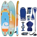 Skiffo Rivage Sunrise 11' 335 x 86 x 15 cm blau/orange/weiß