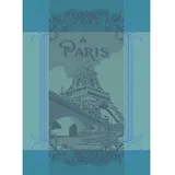 Garnier GARNIER-THIEBAUT Geschirrtuch PARIS SEINE TURQUOISE 56 x 77 cm 100% Baumwolle