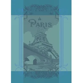 Garnier GARNIER-THIEBAUT Geschirrtuch PARIS SEINE TURQUOISE 56 x 77 cm 100% Baumwolle