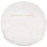 räder Zen Spirit Kissen rund 50 x 50 cm Beige