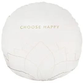 räder Zen Spirit Kissen rund 50 x 50 cm Beige