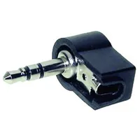 TRU Components 1559795 Klinken-Steckverbinder 3.5mm Stecker, gewinkelt Polzahl 3