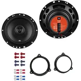 EHO JBL Stage1 61F Lautsprecher mit Einbauset passend für Nissan Juke ab 2010 Türen vorne 400 W 165mm 2 Wege Koax