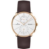 Junghans Meister Fein Chronoscope Mega Solar Funkuhr Braun