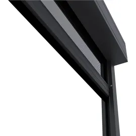 Juskys Seitenwand für Lamellendach Tahiti 3 x 2,4 m anthrazit