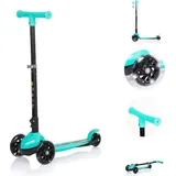 Chipolino Robby 3 LED-Räder Türkis/Grün