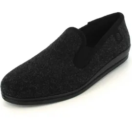 ROHDE Herren Hausschuh Slipper geschlossen Weite G 1/2 Lillestrom 2603, Größe:44 EU, Farbe:Schwarz - 44