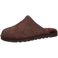 Skechers Relaxed Fit Renten-Palco Herren Leichtgewichtige Hausschuhe Aus Mikrofaser In Choco (43, Choco) - 43