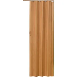 Tectake tectake® Falttür, Doppelwandprofil mit Schiebegriff, mit Magnetverschluss, 80 x 203 cm