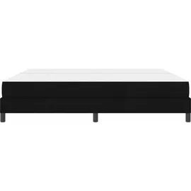 vidaXL Boxspringbett 200 x 200 cm Schwarz